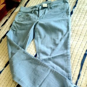 LOFT MODERN SKINNY JEANS LIGHT BLUE DENIM NWT